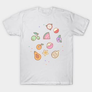 cute colored fresh fruit T-Shirt